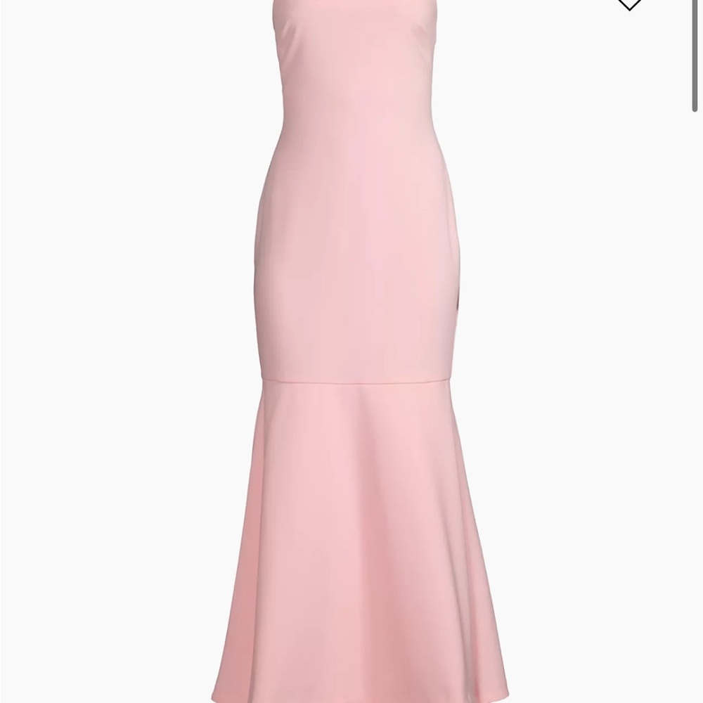 Elegant Pink Sleeveless Gown